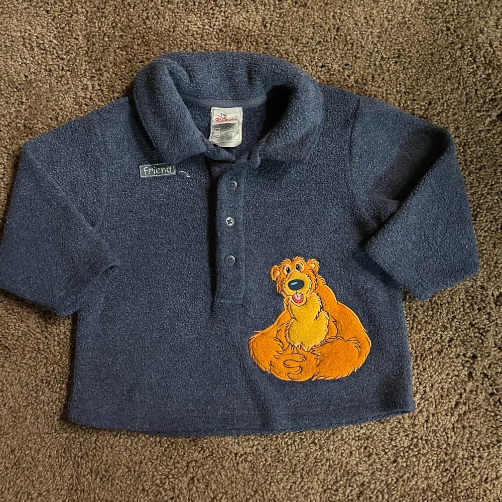 vintage bear in the big blue house sweater